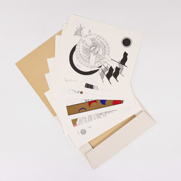 Max Walter Svanberg, mapp, 12 st tryck, 26x31 cm