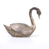 Bordsdekoration, svan, nysilver, höjd 23,5 cm