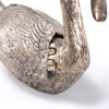Bordsdekoration, svan, nysilver, höjd 23,5 cm