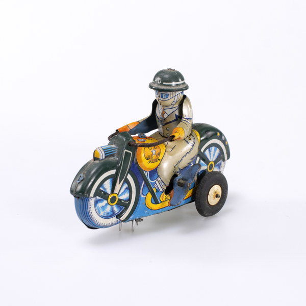 Plåtleksak, motorykel, Japan