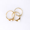 Ringar, 3 st, 18k guld, 10,1 gram