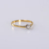 Ring, 20k guld/briljant, 1,8 gram
