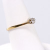 Ring, 20k guld/briljant, 1,8 gram