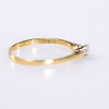 Ring, 20k guld/briljant, 1,8 gram