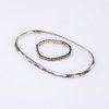 Halsband och armband, silver, vikt 42,2 gram