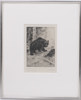 Axel Österberg, etsningar, 2 st, signerade, 33x41 cm