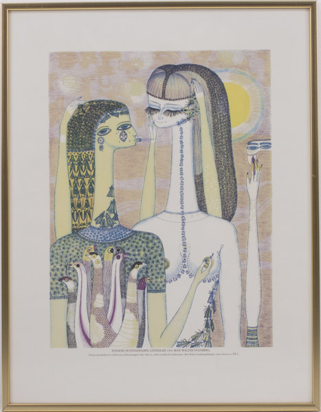 Max Walter Svanberg, tryck, 161/600, 41,5x53,5 cm