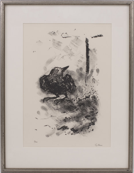 Gustav Arne, litografi, 50/200, signerad, 51x53 cm