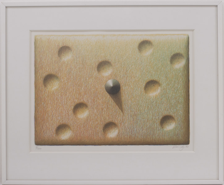 Bertil Warnolf, litografi, 9/200, signerad, 50x42 cm