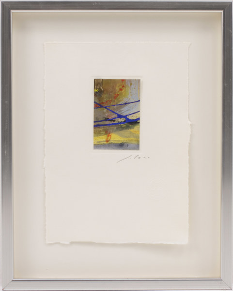 Juan Cano, blandteknik, signerad, 29x37 cm