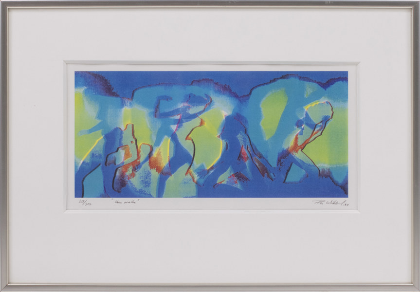 Per Wiklund, litografi, 218/300, signerad, 49x34 cm