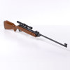 Luftgevär, med kikarsikte, längd 109 cm