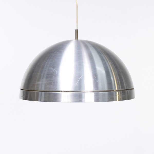 Taklampa, space age, metall, Ø 45 cm