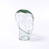 Huvud, glas, höjd 29,5 cm