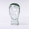 Huvud, glas, höjd 29,5 cm