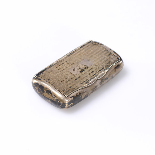 Snusdosa, silver, vikt 44,7 gram