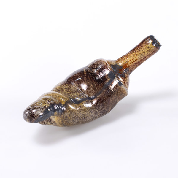 Skulptur, glas, osignerad, längd 28 cm