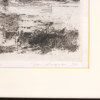Oidentifierad konstnär, etsning, signerad, 40 x 30 cm