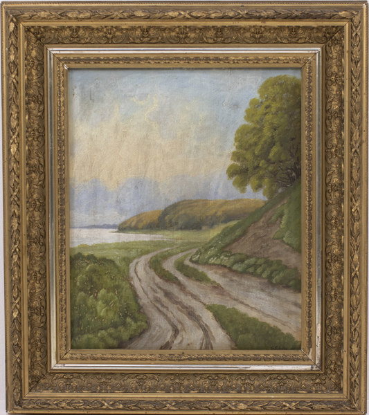 Oidentifierad konstnär, olja på duk, signerad G Schmidt, 38 x 44 cm