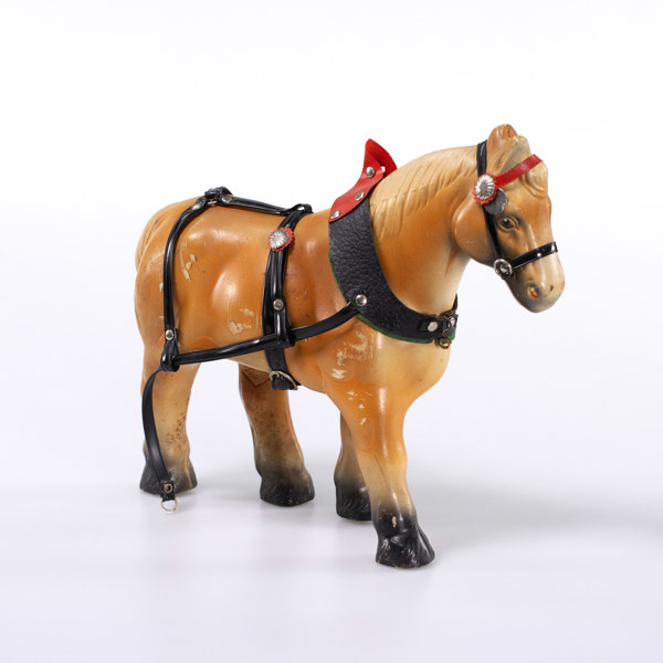 Leksakshäst, resin, 50/60-tal, Stehla, Tyskland