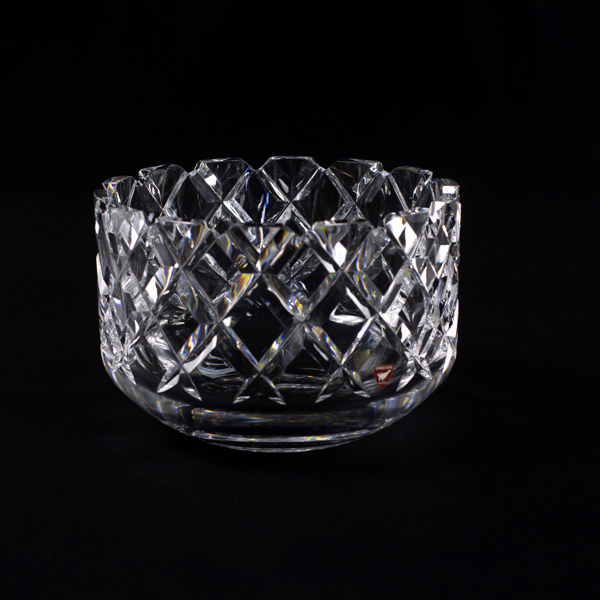 Gunnar Cyrén, skål, "Sofiero", signerad, Orrefors, 20 cm