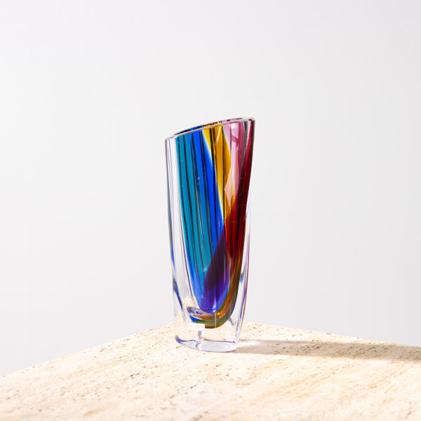 Göran Wärff, vas, "Crystal Movement", Kosta Boda, höjd 25 cm