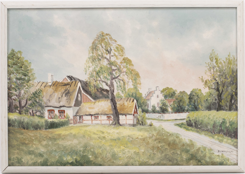 Sten Sture Sandgren, olja på duk, signerad, 69 x 49 cm