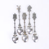 Teskedar, 5 st, silver, vikt 85 gram