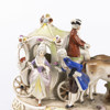 Figurgrupp, porslin, rokokostil, Gräfenthal, Tyskland
