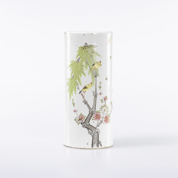 Penselvas, porslin, Kina, höjd 28 cm