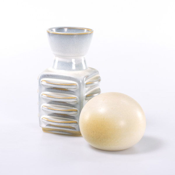 Stengods, 2 delar, Gert Ingvar Andersson, Einar Johansen, högsta 19 cm