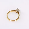 Ring, 18k guld, med diamant, ca 0,8 ct