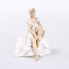 Figurin, sittande ballerina, Wallendorf
