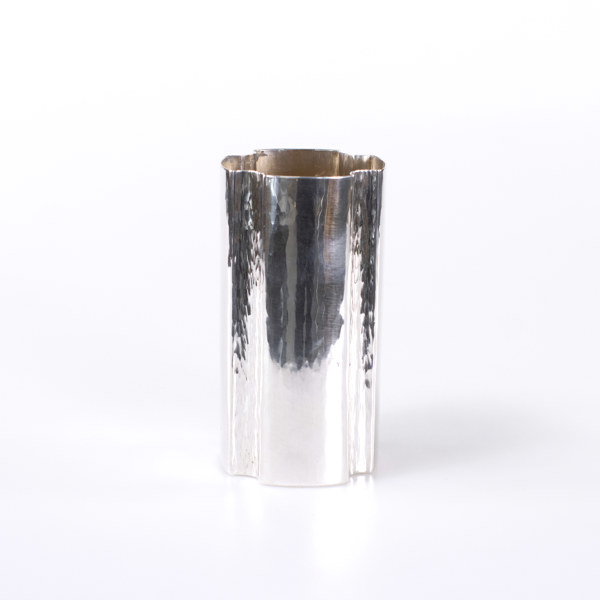 Jan Lundgren, vas, sterlingsilver, höjd 14 cm