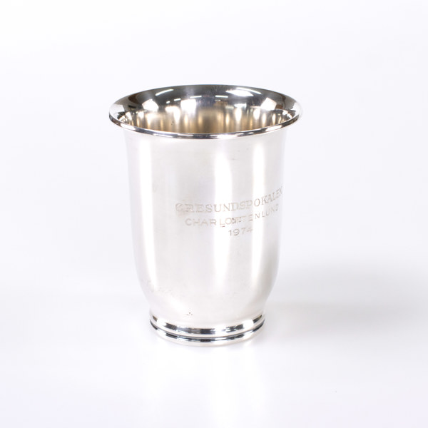 Pokal, silver, Cohr, Danmark, höjd 12,5 cm