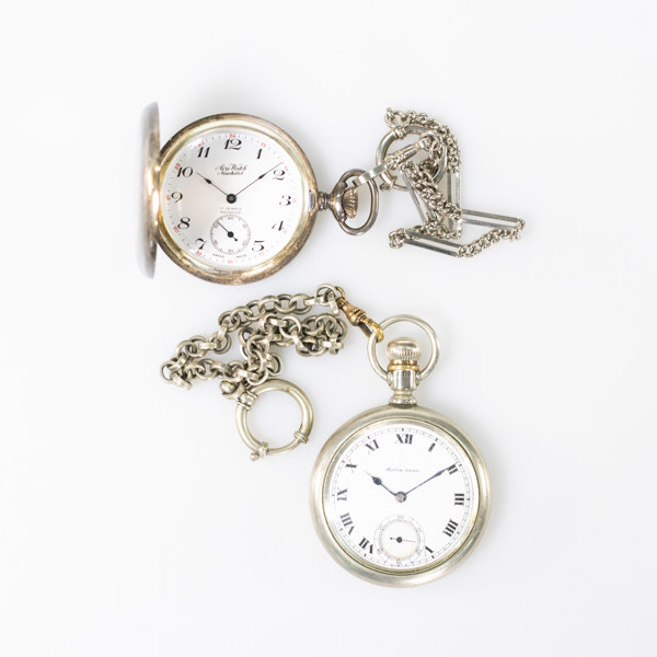 Fickur, 2 st, South Bend, Aerowatch, största diameter 52 mm