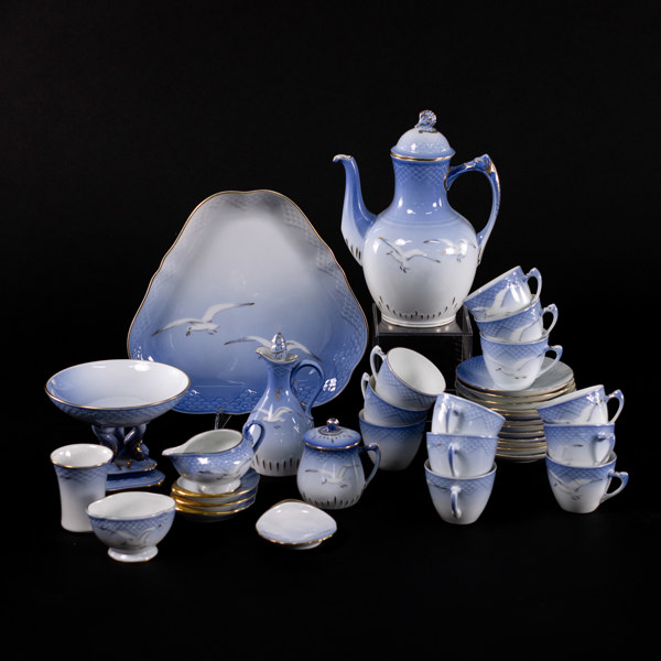 Moccaservis, 36 delar, "Måsen", B&G