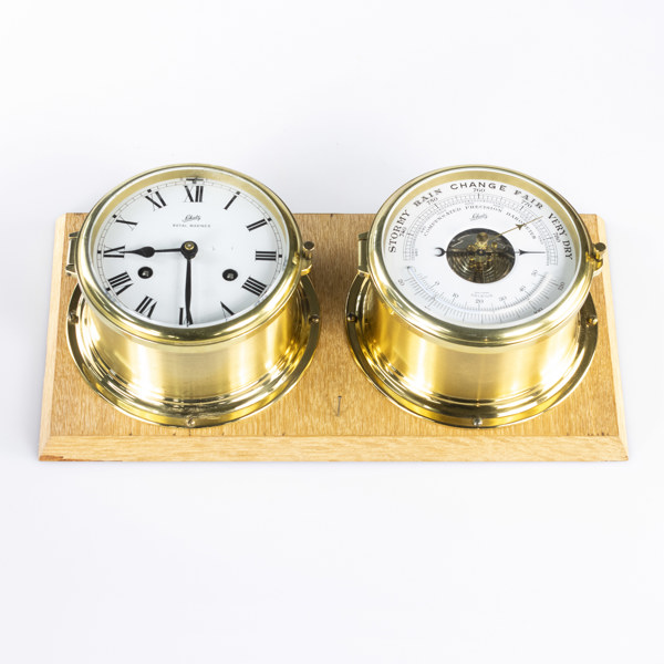 Skeppsklocka och barometer, "Royal Mariner", Schatz
