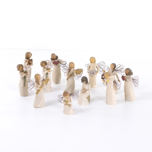 Figuriner, 11 st, änglar, Willow Tree