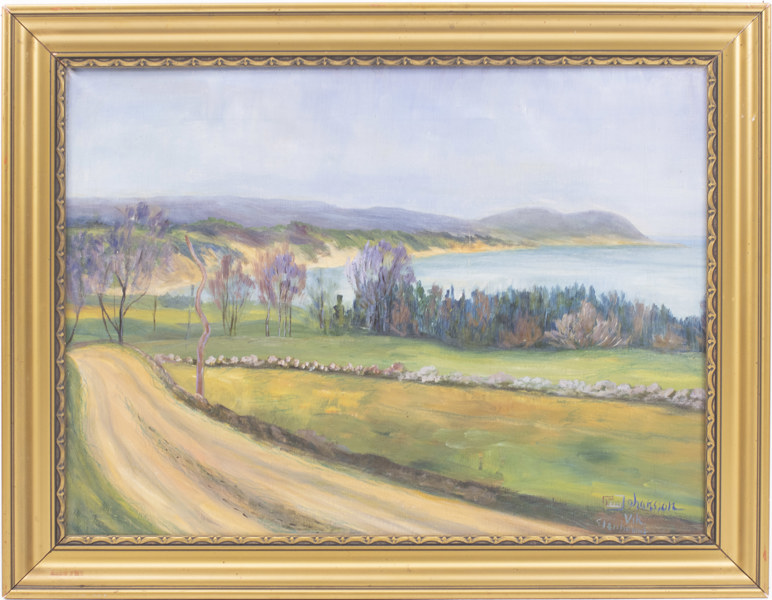 Oidentifierad konstnär, olja på duk, signerad, 67x52 cm