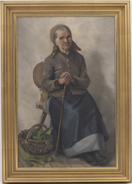 Oidentifierad konstnär, olja på duk, 41,5x57 cm