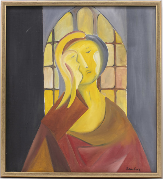 Krister Söderberg, olja på duk, signerad, 53x58 cm