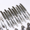 Bestick, 35 delar, nysilver, "Spets"