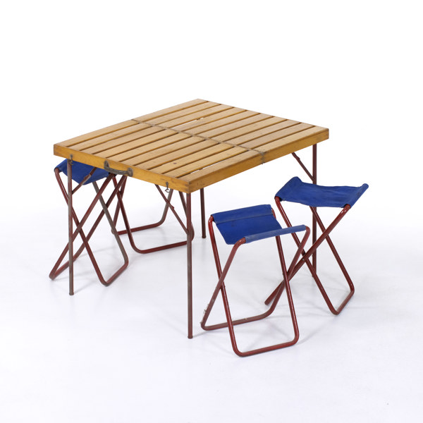 Campingset, 5 delar, 1900-talets mitt