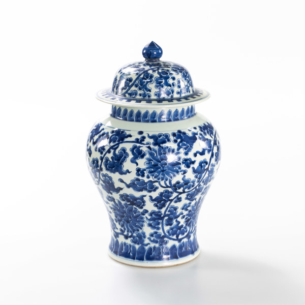 Lockurna, porslin, Kina, höjd 34 cm