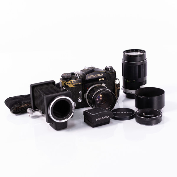 Systemkamera, Miranda, Autosensorex EE, 2 objektiv, 70-tal, Japan