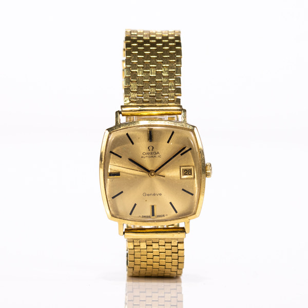 Omega, Genève, 31,5x31,5 mm, 18k guld, 1969