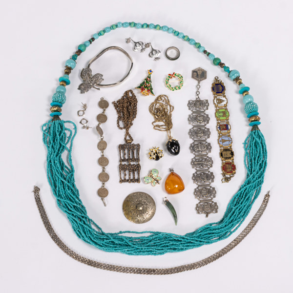 Smycken, bijouterier, ett parti