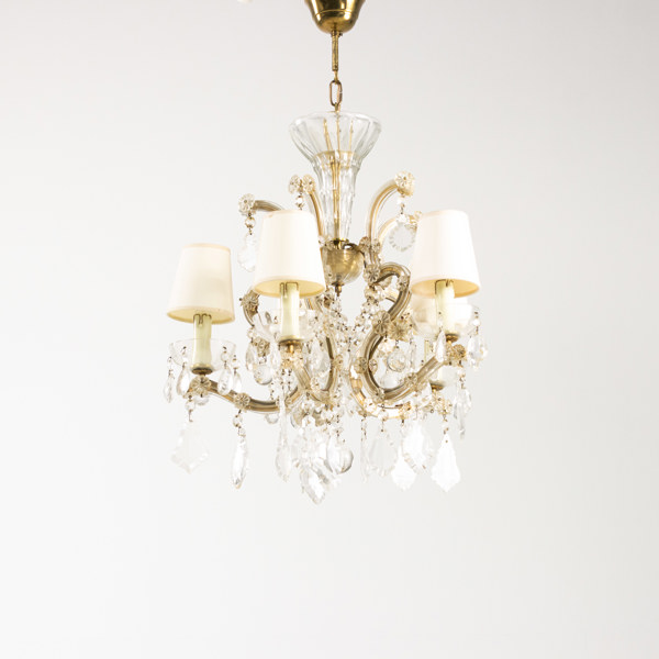 Takkrona, med prismor, höjd 55 cm