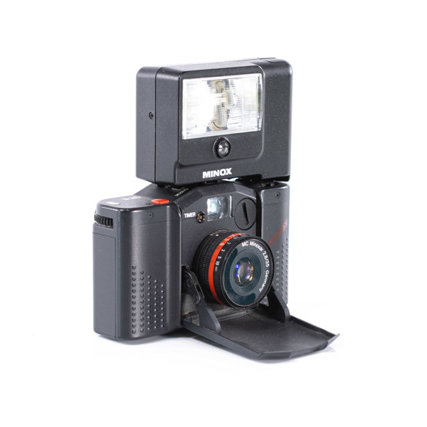 Kompaktkamera, Minox, GT-E, med blixt, 90-tal, Tyskland